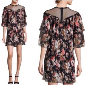 Anthropologie Foxiedox Floral High-Neck Dress